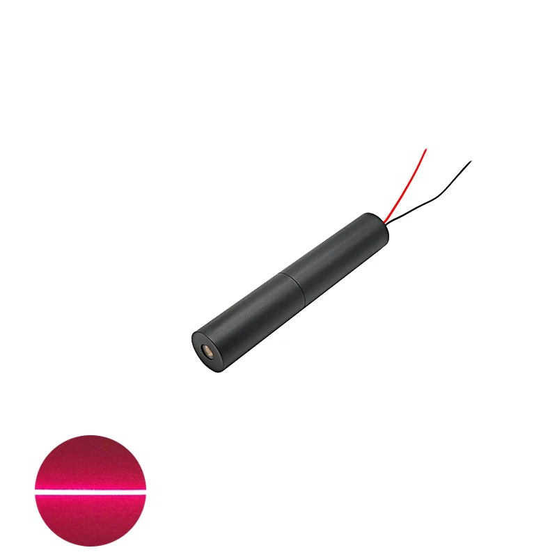 High Quality Compact D16mm 650nm 10/20/30/50/100mw Glass Lens Single-Mode Red Line Laser Diode Module Industrial Grade