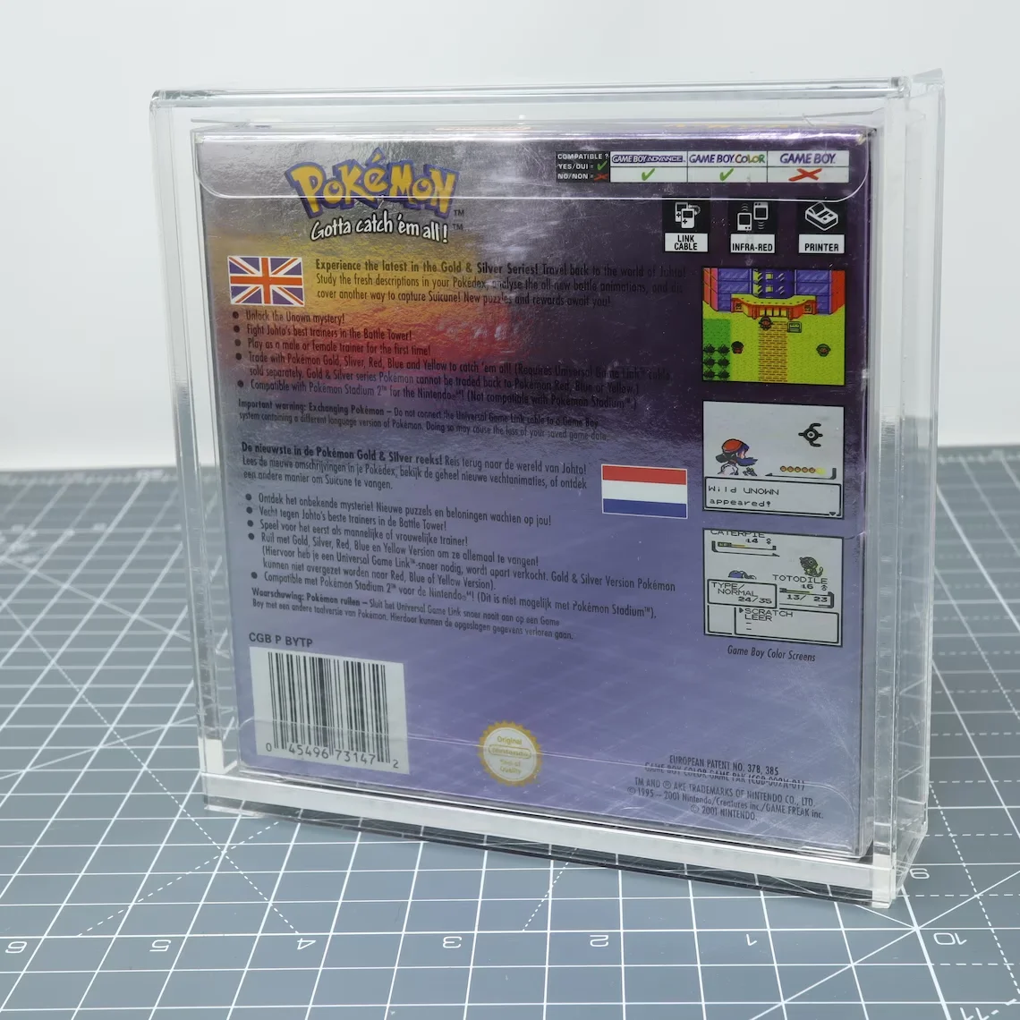 Video Game Display for Game Boy Protective Plastic Crafts