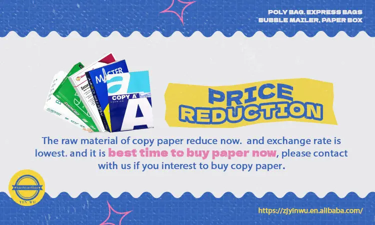 High Quality Double A4 Paper Hot Selling Office Copy Paper Printer Paper A4 Wholesale