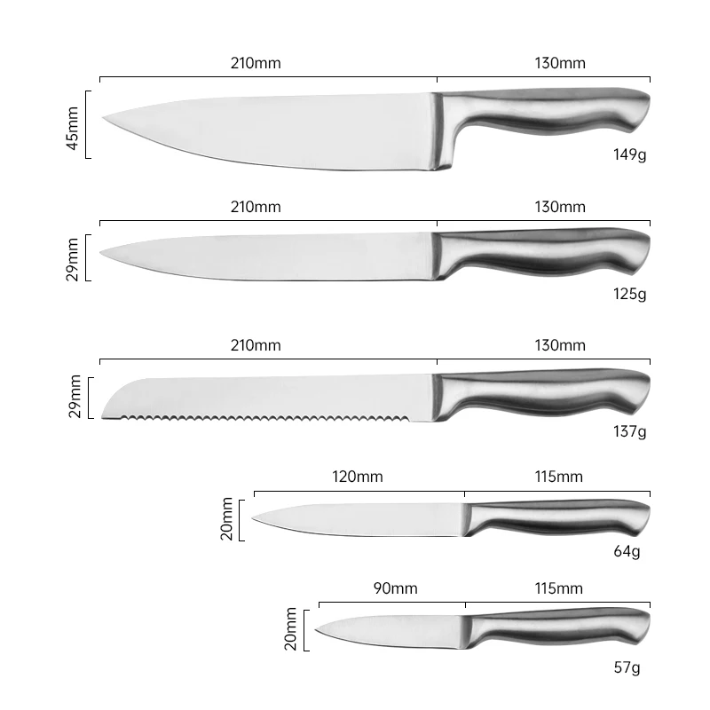 K0459 Hot selling carbon knife stainless steel Kitchen chef knife