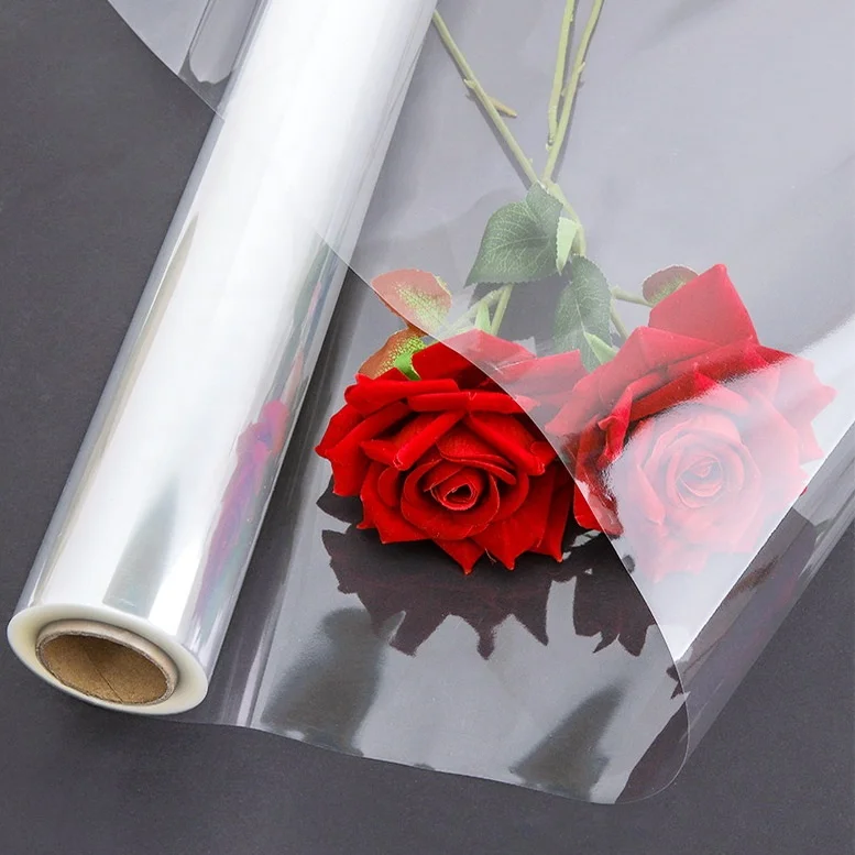Fresh cut flower packaging cellophane BOPP film