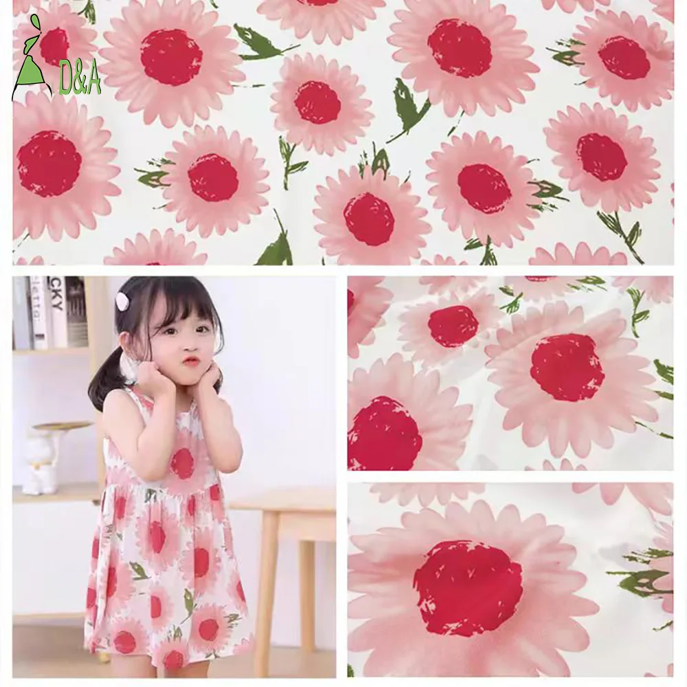 Wholesale Liberty 100% Cotton Tana Lawn London Custom Digital Fashion Girls Flower Printing Soft Floral Fabric For Dress