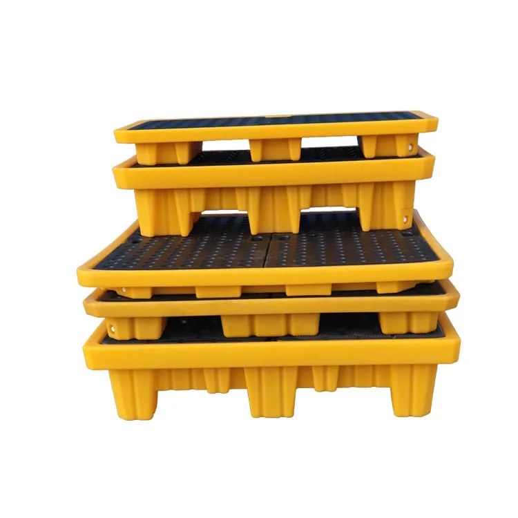 Oil drum spill pallet spill deck secondary container for machinery storage