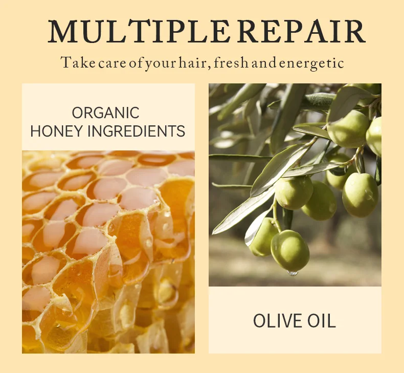 Enjoy Skin Private Label Honey Infused Hair Oil Honey Infused Hair Oil For Repair Hair Oil aceite capilar
