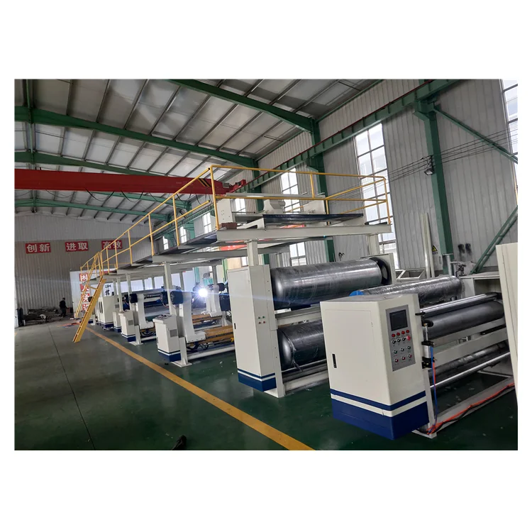 Popular selling 3 layer corrugated cardboard production line