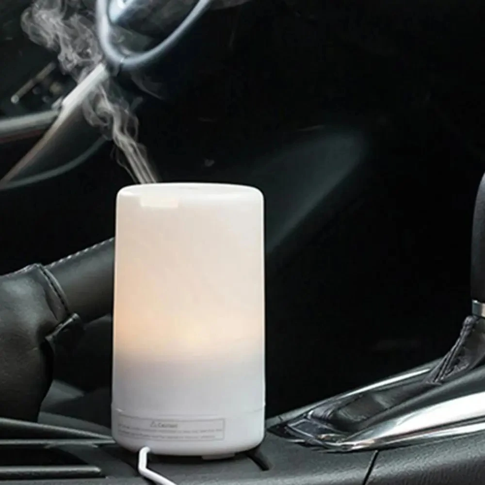 Car Air Humidifier Ultrasonic USB Home Auto Humidifier Aroma Diffuser with LED light