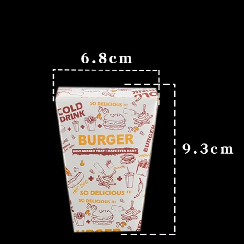 Wholesale Disposable Take Away Food Boxes Fried Chicken Nuggets French Fries Carton Paper Food Packaging Box