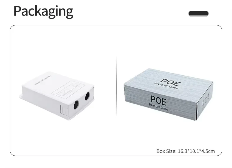 Outdoor Waterproof 1 in 2 Out Poe Extender 3 Port 10/100/1000Mb Gigabit Poe Repeater For Poe Switch Camera Cctv Security System