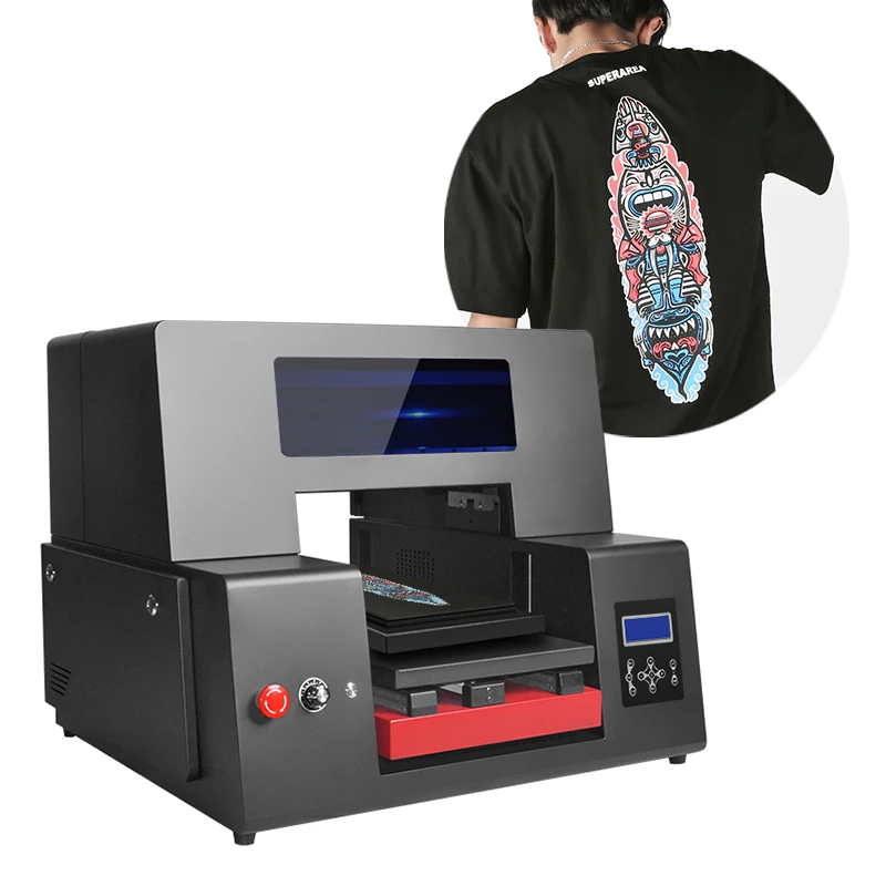 Refinecolor Inkjet Printer Fast Direct to Garment Textile Printing Machine DTG Printer Ink with T Shirt Printer