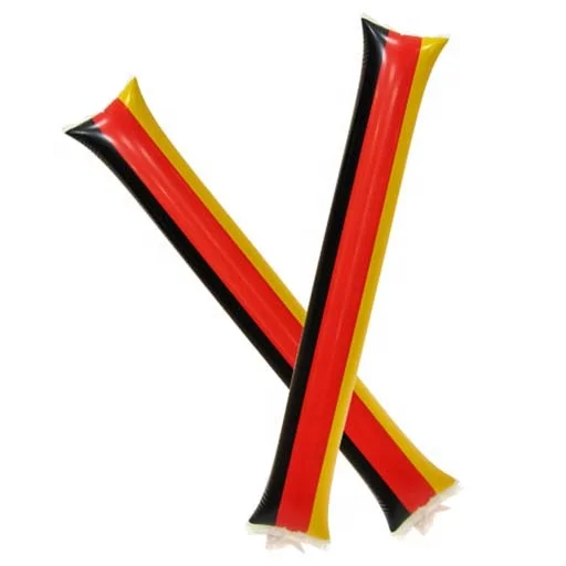 Germany promotional inflatable cheering bang bang sticks noise maker thunder stick
