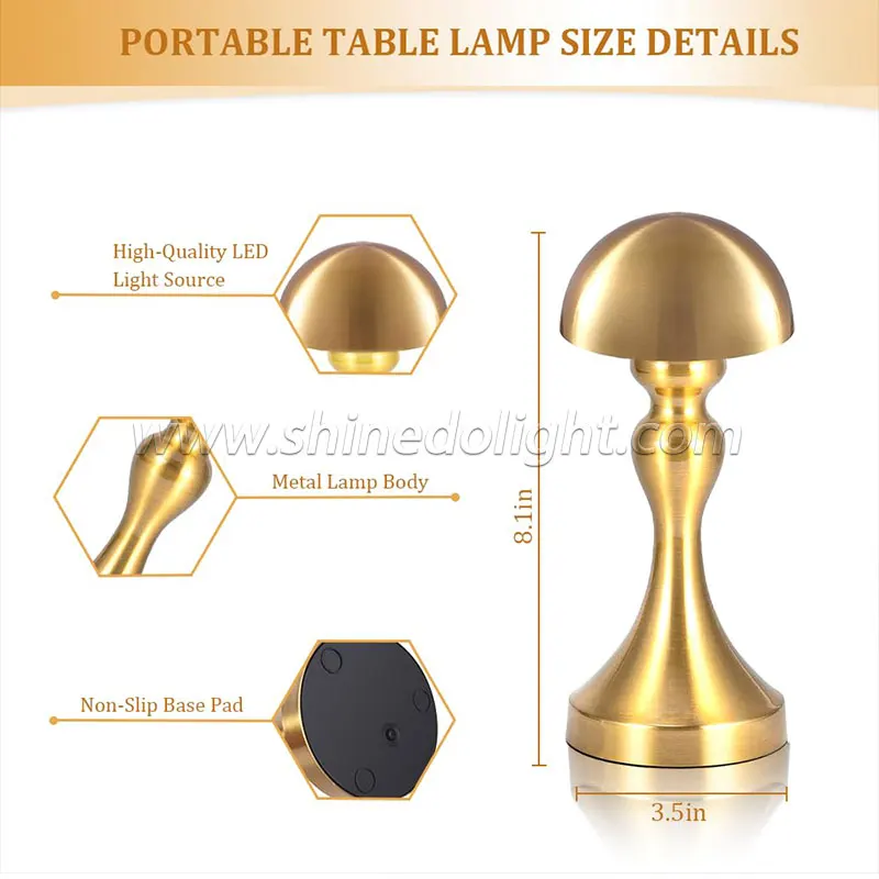 Novelty Creative Night light Sensor Colorful Mushroom Lamp Led Color Table Lamp