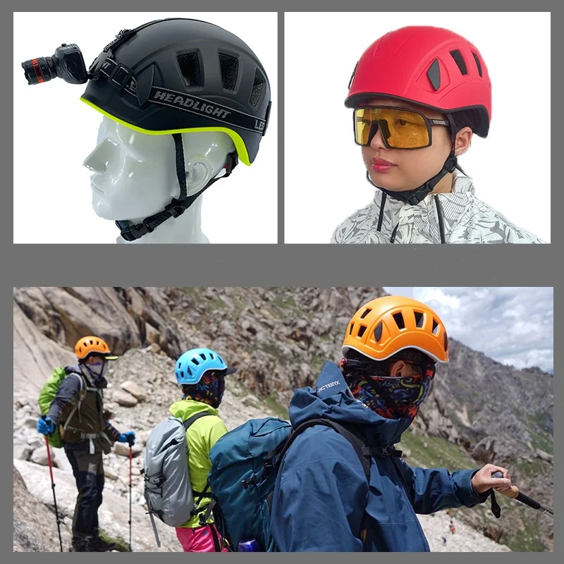ANT5PPE EN12492 Outdoor Sports Head Protection Safety Hard Hat Rock Climbing Helmet for Zip Line Caving Rappelling Rescue