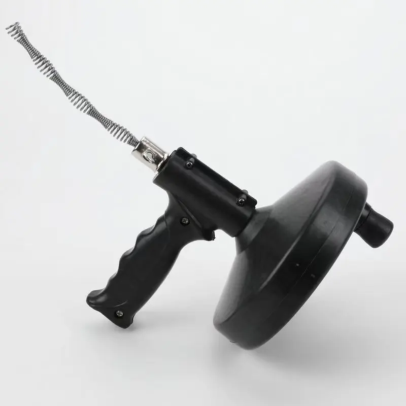 Plumbing Snake Drain Auger Sink Auger Hair Clog Remover Heavy Duty Pipe Snake for Bathtub Drain, Bathroom Sink