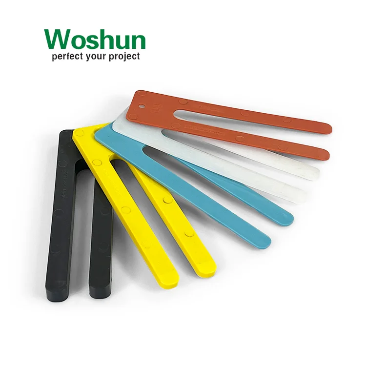 140x38mm Plastic Shim Wedges Factory Wholesale Glazing Packer Spacers Composite Wedge Shims Plastic Shim Plate for Window Door