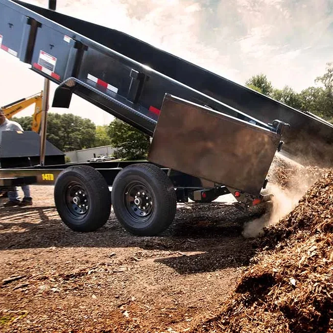 7x14 DOT Approved Heavy Duty  Hydraulic Tipper   Dump  Trailer / Trailers Utility