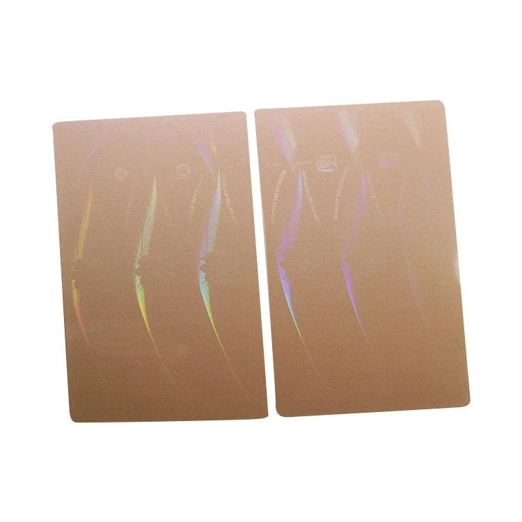 Supply Blank Cmyk Laminated Pvc Card Offset Printing