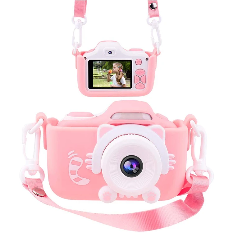 Factory Wholesale Children HD 1080 Toy Cartoon Mini Video Camera Kids Digital Video Camcorder