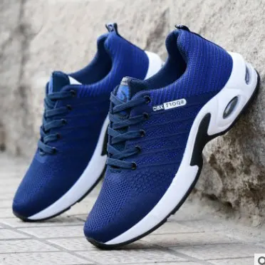 Wholesale New Fashion Blue Casual Sneakers Running Sport Shoes for Men