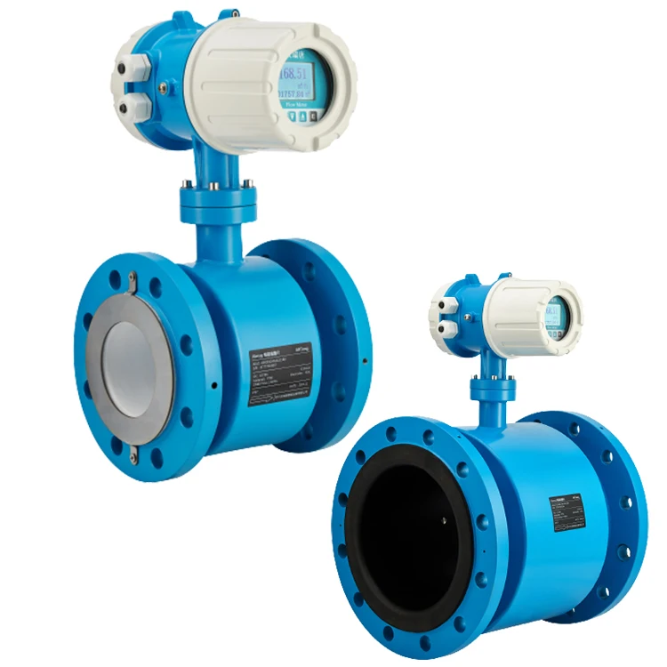 4~20mA RS485 Battery Powered Mag Electromagnetic Flow Meter Sewage Magnetic Flow Meter