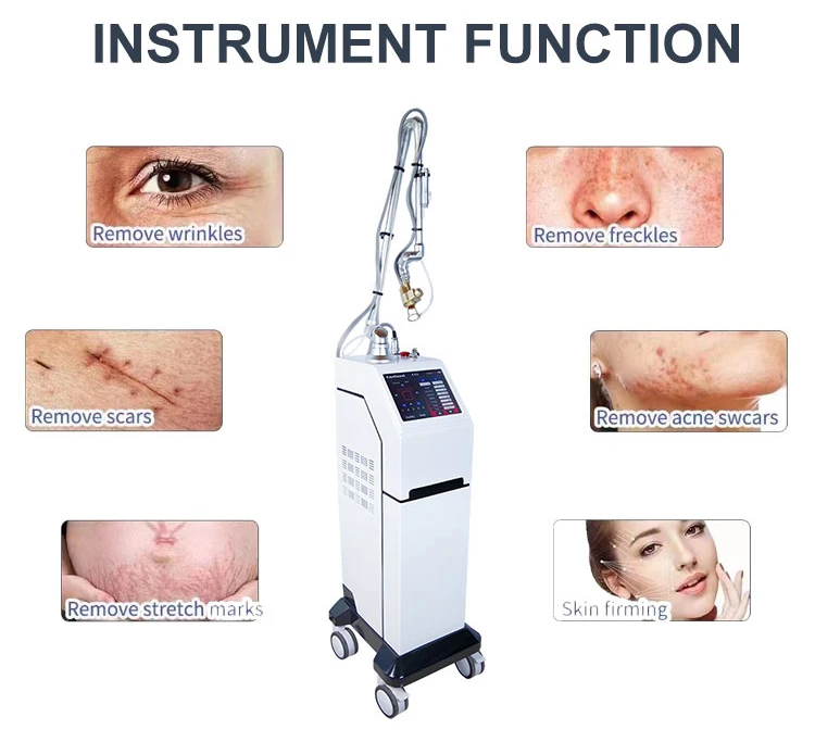 Co2 Fractional Laser Skin Resurfacing Fractional Co2 Laser With Rf Wrinkles Acne Scar Removal Machine