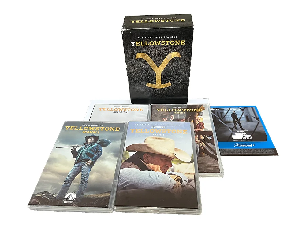 The first four seasons YELLOWSTONE Season1-4 orginal version region 1 dvd movies high quality ebay best selling DVD to USA/CA