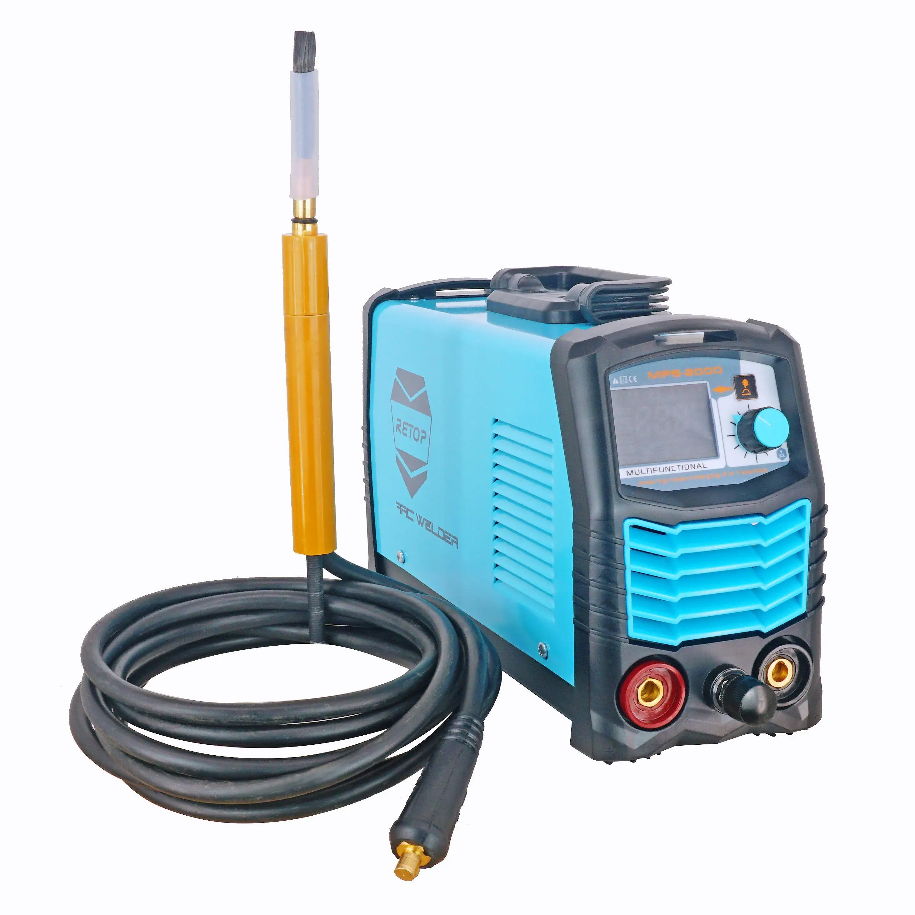 RETOP Portable mini MMA Arc Welding Machine 140 amps Stick Welder for Home Use DIY with Battery charging function