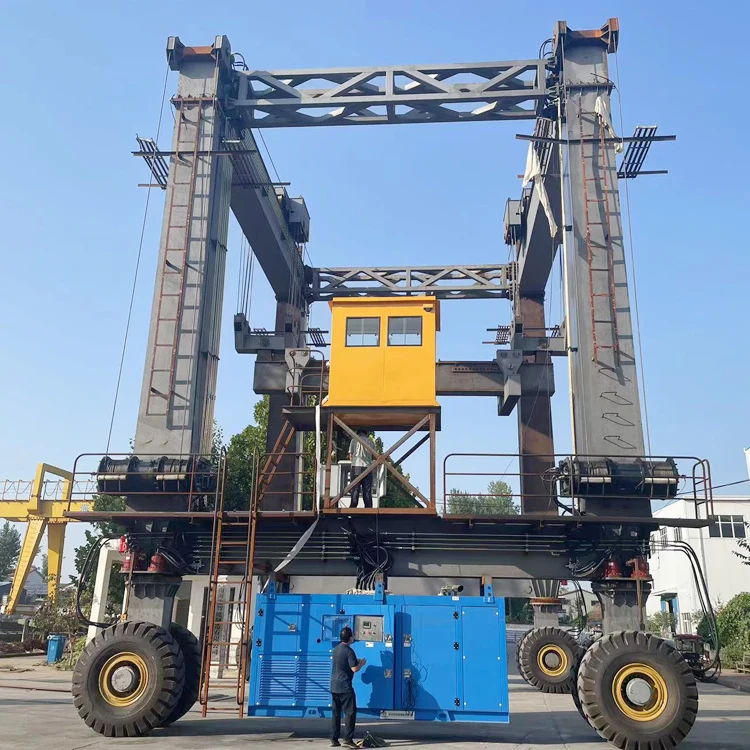 heavy duty 50 ton 80 ton 100 ton 500t Mobile Boat Hoist Gantry Crane for Sale
