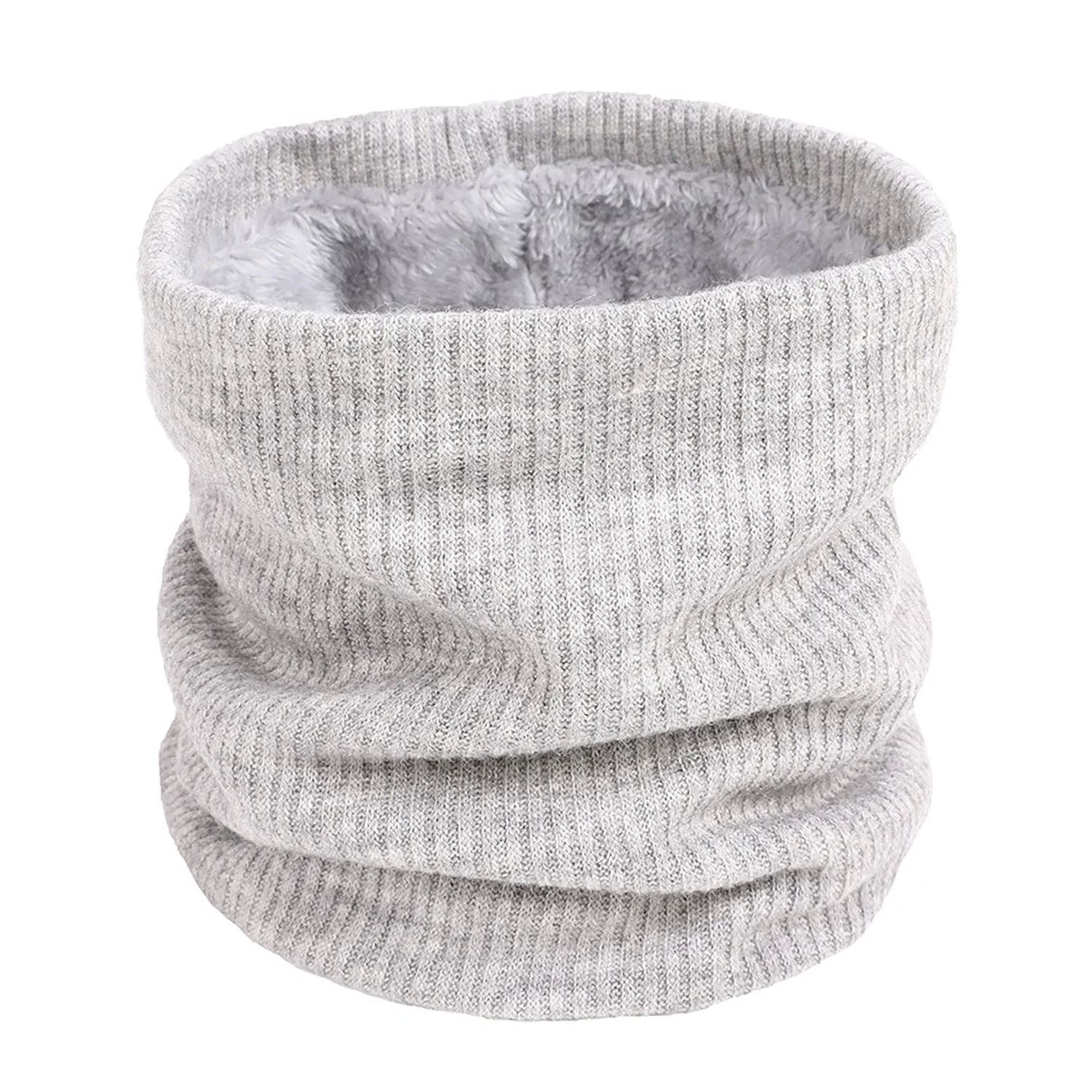 Custom Winter Men Women Scarves Cold Weather Face Cover Double Layer Polar Fleece Neck Gaiter Warmer