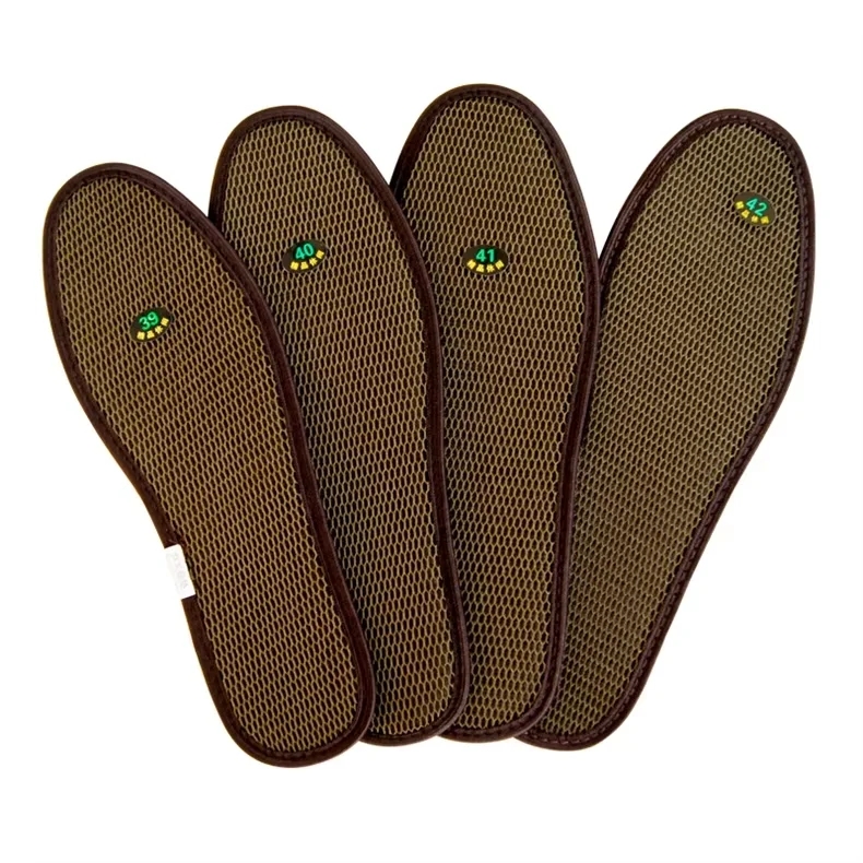 Tomalin Male Female Girls Accessory Dark Green Dot Matrix Bamboo Charcoal Foot Patch Odorless and Breathable Anti-Odor Insole