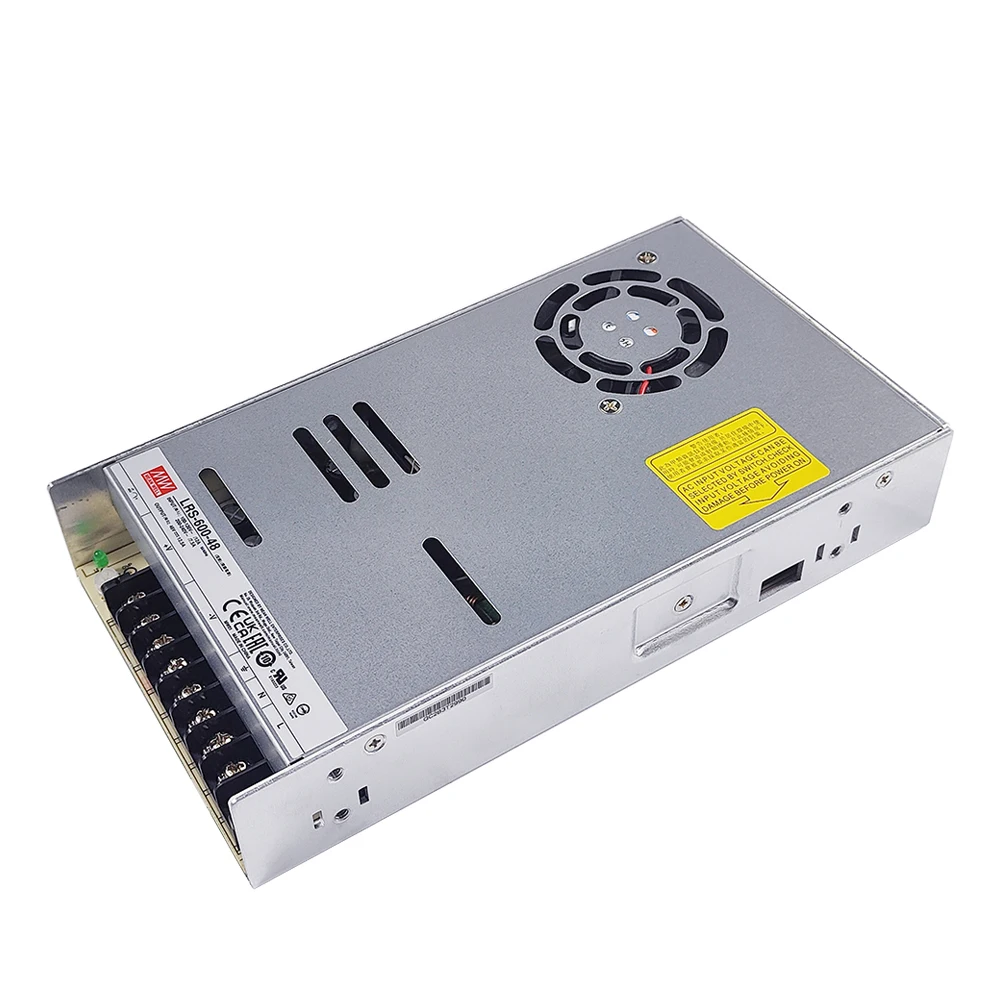 HUNST MeanWell LRS-600-24/36/48V 110V/220V Single Output Switching Power Supply for Raycus JPT Laser Marking Machine
