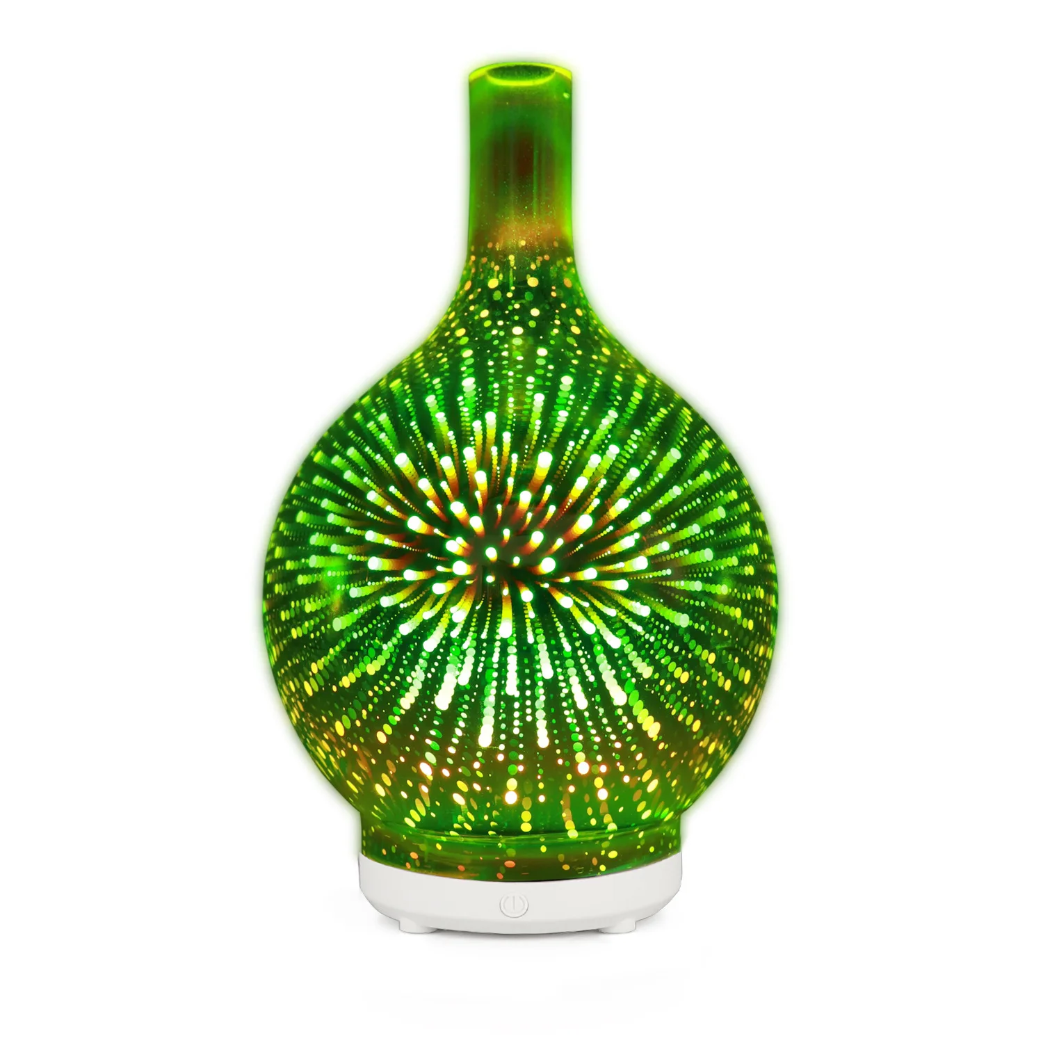 3D lamp glass 100ML diffuseur de parfum LED firework Light mini evaporative personal space air humidifier usb aroma oil diffuser