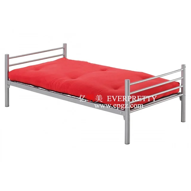 Высококачественная индийская односпальная кровать из нержавеющей стали, дизайн мебели, односпальная кровать