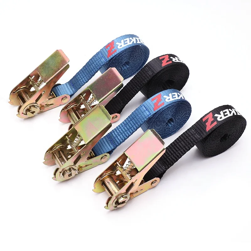Wheel Chock Tie Down Strap Trailer Tire Ratchet Straps cam buckle strap