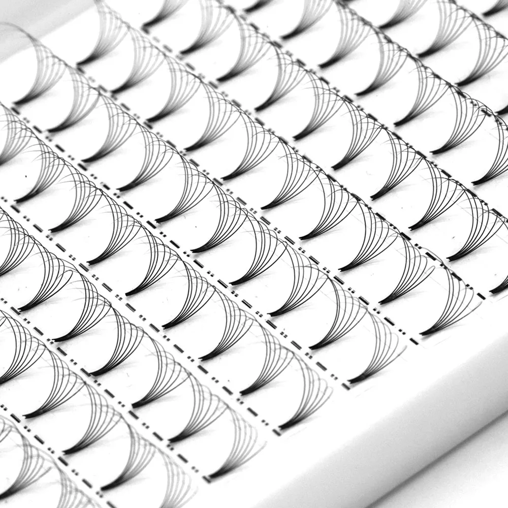 2D 3D 4D 5D 6D Pre fanned lashes Long Stem Premade Fans for Eyelash extension