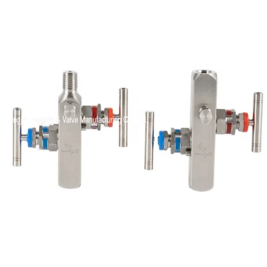 Клапанные коллекторы Hongji SS304 гнездовые двухклапанные NPT типа 1/2 дюймов