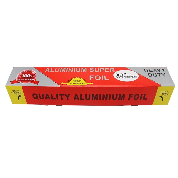 Recyclable Composited Treatment and Hard Temper Aluminium Foils box with cutter