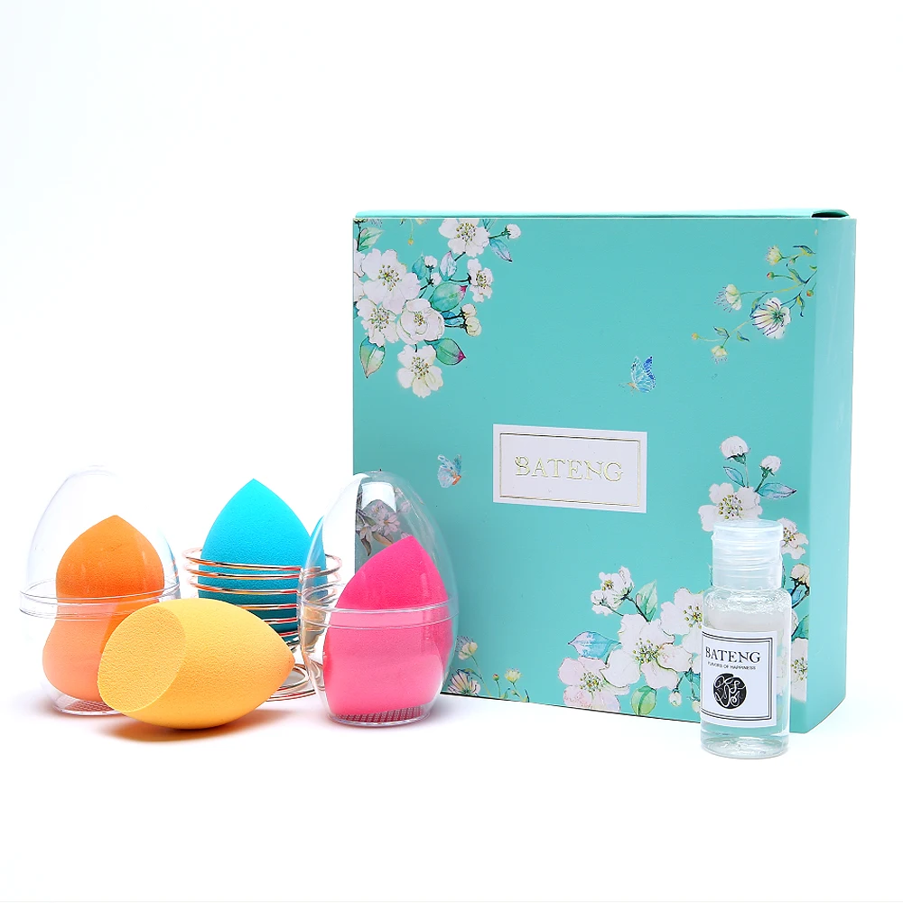 Wholesales Face Cosmetic Powder Makeup Puff Makeup Sponge Set Beauty Makeup Blender