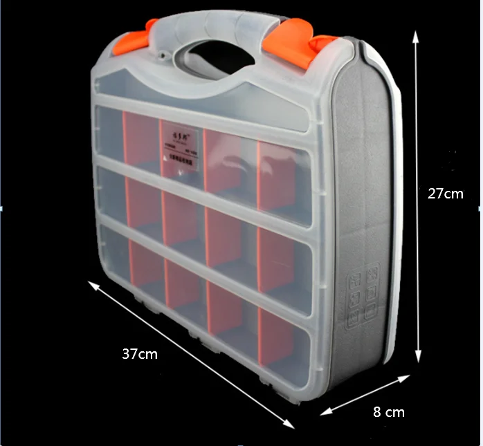 Saferlife NEW Double Sided  Opening tool box perfect hard case for Home & Workplace Safety first aid kit of 50 person