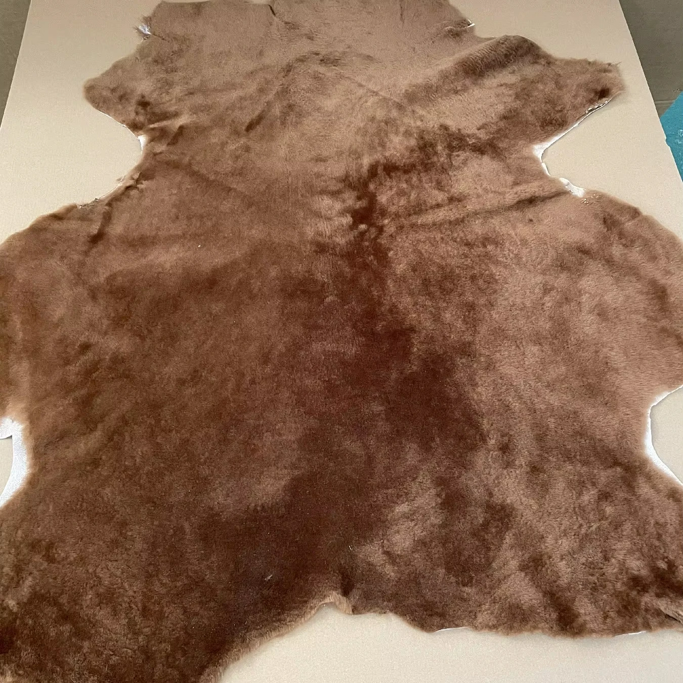 High-quality custom color shearling lamb fur for shoe linings for boots linings for moccasins for slippers and glove interiors