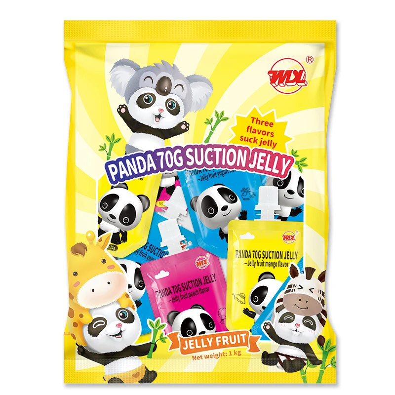 WDL Wholesale  1kg/bag FruitJuice Heathy Beauty Drink Snack Low Fat Calorie Loss weight diet Vitamins Jelly Drink