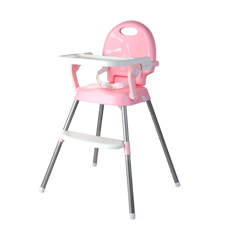 
protable children high chair table Foldable High chair baby feeding chair 
