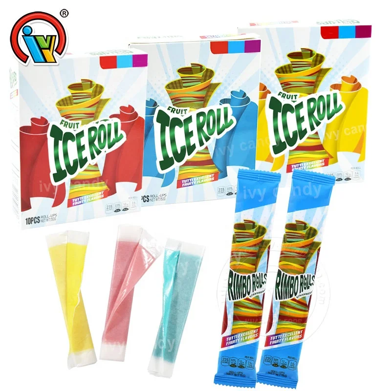 Hot selling halal OEM fruit roll ups candy gummy candy factory