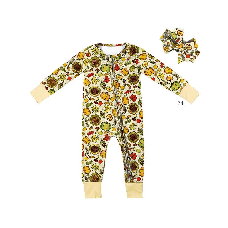 Newborn 0 3 Month 6 Month 9-12 Months 2 Year Old Oeko tex Girl Kids Long Sleeve Infant Romper Baby Clothes Vendor in China