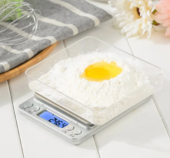 I2000 3KG/0.1G 500g/0.01g Accuracy Electronic Digital Kitchen Food Jewelry Scale