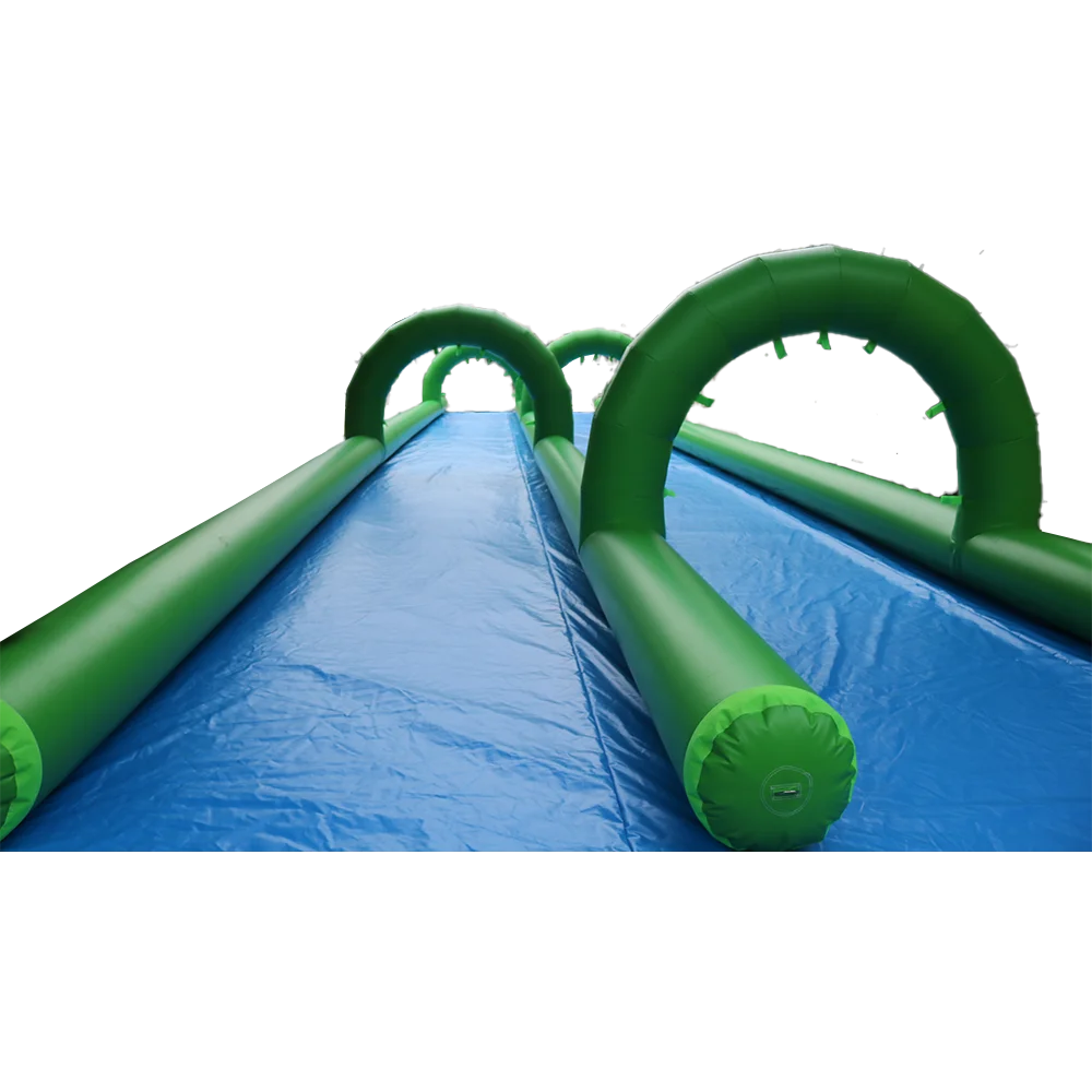 custom outdoor home use inflatable water slides sprinkler backyard inflable two lane City Aqua inflatable slip and slide for kid