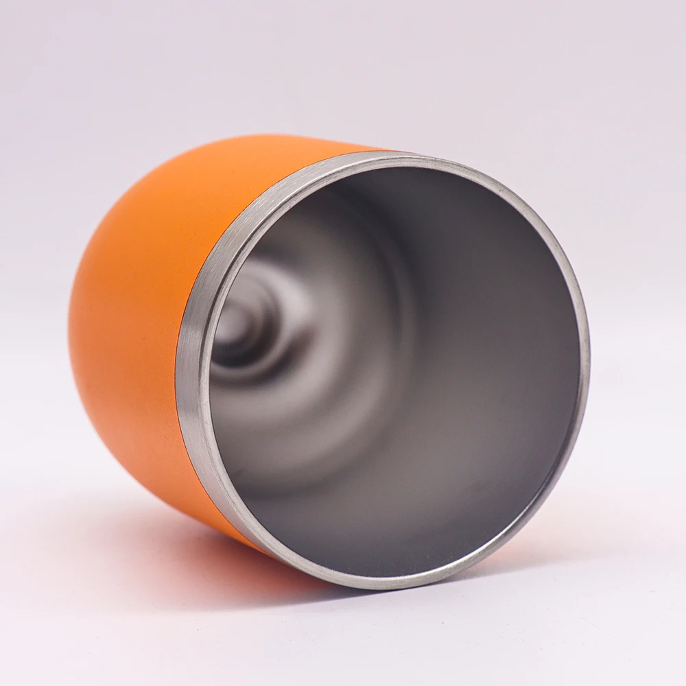 High Quality Colorful Drinkware Beer Wine Cup Wine Tumbler steel 12oz Vacuum Insulated Wholesale