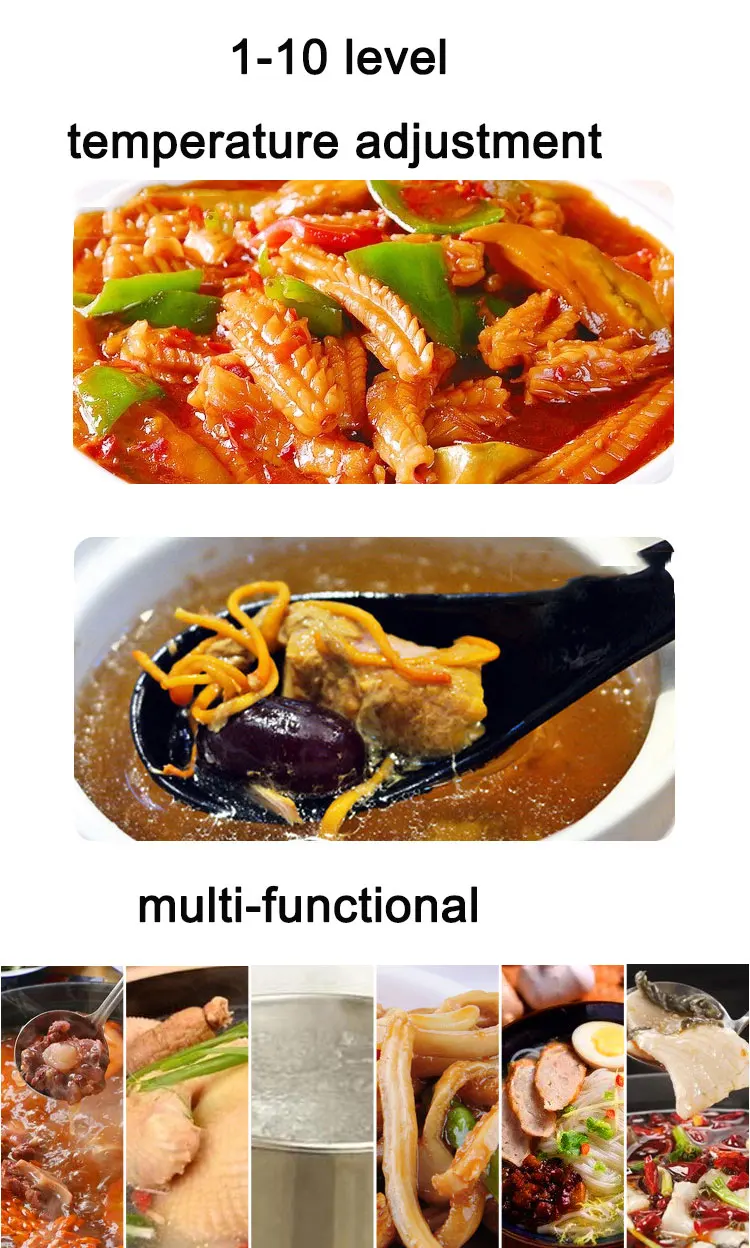 Multi-functional Electric Induction Stove Commercial Stainless Steel China Induction Cooker Machine