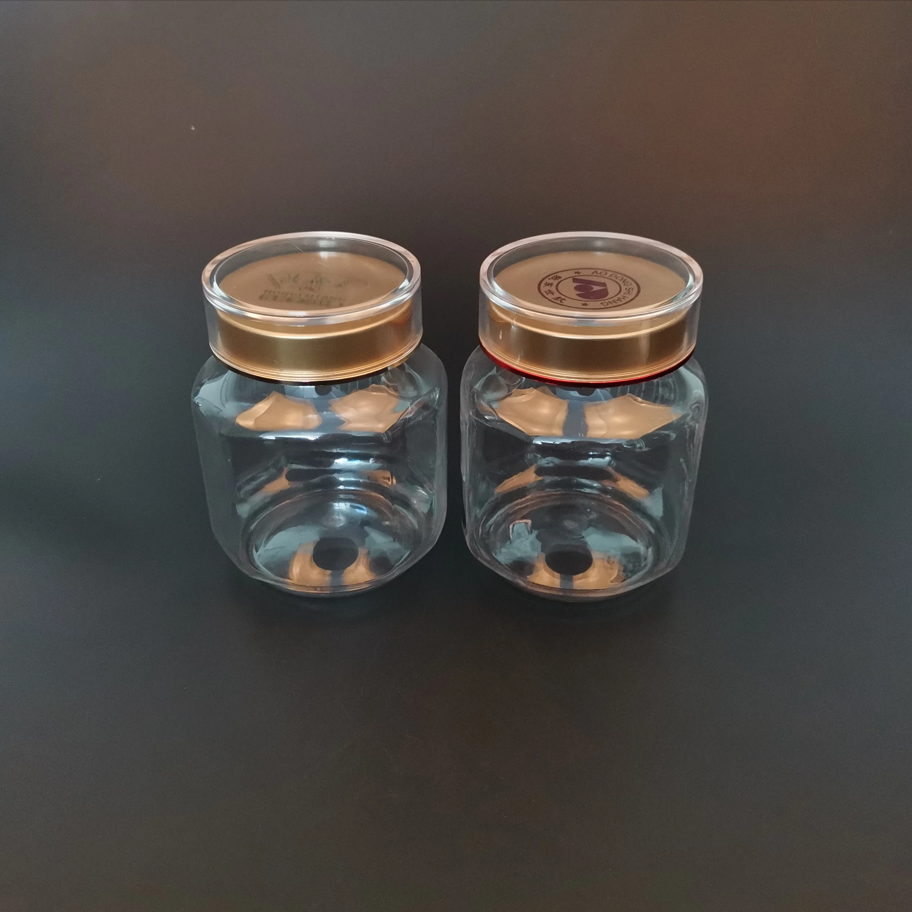 Лидер продаж восьмиугольный пластиковый медовый контейнер для пищевых продуктов 400 мл