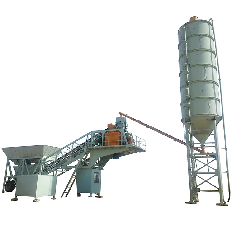 Durable  mini mobile concrete  batching plant
