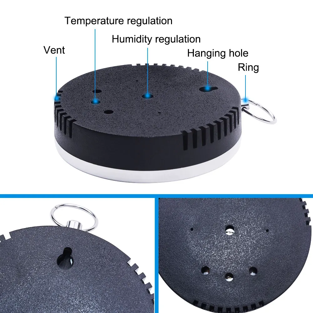 yieryi New 10CM Indoor Outdoor Thermometer Hygrometer Temperature Meter quality Large Round Hygrometer and Thermometer